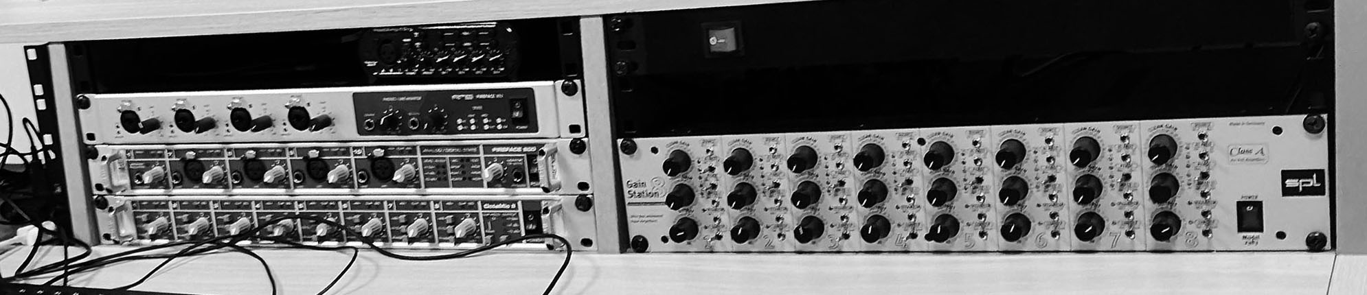 RME Fireface 802, RME Fireface 800, RME Octamic II & SPL Gainstation 8